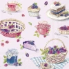מגבות נייר "Berry And Bake", לילך בהיר, 33x33