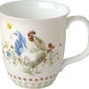 ספל פורצלן עצם "Country Rooster", 375 מ"ל.