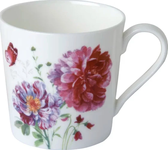 ספל פורצלן עצם "Jardin Rose", 375 מ"ל.