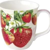 ספל פורצלן עצם "Strawberry Fruits", 375 מ"ל.