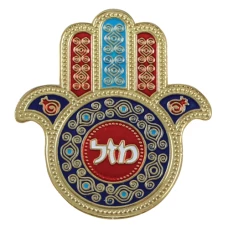 ART Judaica מגנט חמסה, צבעוני, 6 ס