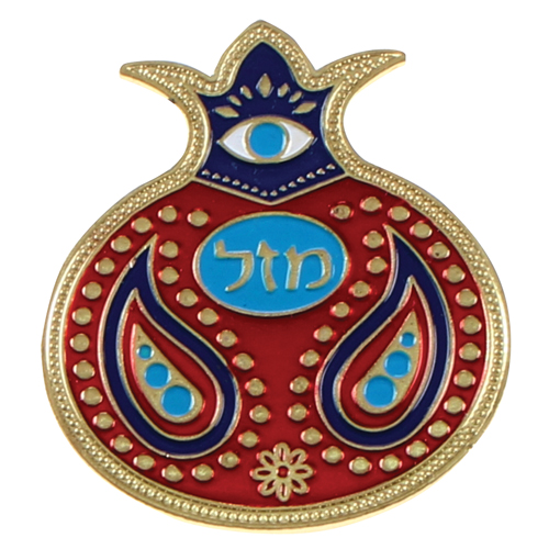 ART Judaica מגנט רימון, צבעוני, 6 ס"מ.
