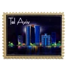 ART Judaica מגנט קרמי תל אביב, 8x6 ס"מ