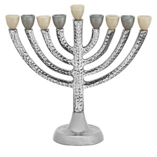 ART Judaica חנוכיה מאלומיניום, 26 ס