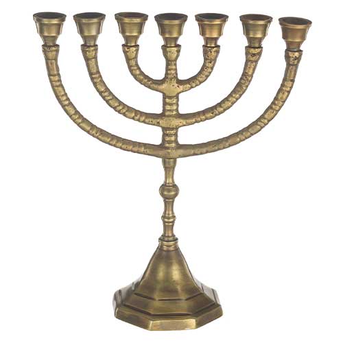 ART Judaica מנורת אלומיניום, ברונזה