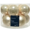 Kaemingk Set of Glass Ornaments Pearl, 12 pcs, 60 mm