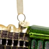 Glass Toy "Train, 10.5x4.5x8cm, 2 colors, Kaemingk