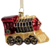Glass Toy "Train, 10.5x4.5x8cm, 2 colors, Kaemingk