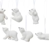 Елочная игрушка "Полярный медведь", пластик , 2x8x6см, 6 видов, Kaemingk