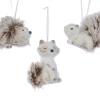 Kaemingk Hanging Fur Decoration Animal Figurine, 5 cm, 3 styles