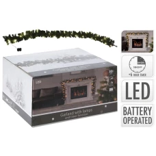 קופמן גירלנד עם טיימר 30 LED, 270 ס
