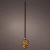 קאימינגק קישוט תלוי בצורת צנובר LED, 15x21 ס"מ, חום
