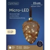 קאימינגק קישוט תלוי בצורת צנובר LED, 15x21 ס"מ, חום