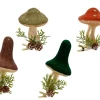 קאימינגק צעצוע זכוכית על קליפס פטריה, 6x7 ס"מ, 4 סוגים