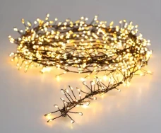 Koopman גירלנדת 100 LED, חוט שחור