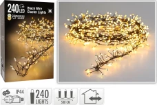 Koopman גירלנדת על חוט שחור 240 LED