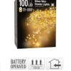 Koopman גירלנדת 100 LED, חוט כסף