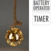 Koopman Hanging Decoration Ball LED, 15 cm