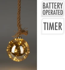 קופמן קישוט תלוי כדור LED, 15 ס