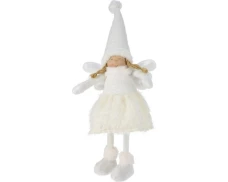 Koopman Decorative Angel Figurine LED, 69 cm, White