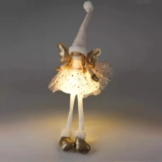 Koopman Decorative Angel Figurine LED, 60 cm, Gold