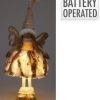 קופמן דמות דקורטיבית מלאך LED, 50 ס"מ, זהב