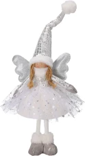 Koopman Decorative Angel Figurine LED, 50 cm, Silver