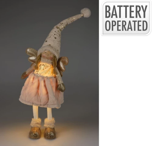 קופמן דמות דקורטיבית מלאך LED, 69 ס"מ, זהב