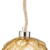 Koopman LED Glass Decoration Pine Cone, 16 cm