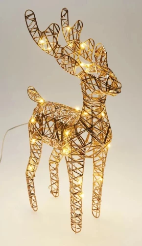 Koopman קישוט LED אייל, 34 ס"מ