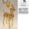 Koopman קישוט LED אייל, 34 ס"מ
