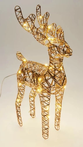 Koopman קישוט LED אייל, 37 ס"מ