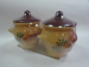סט של 2 עציצים 